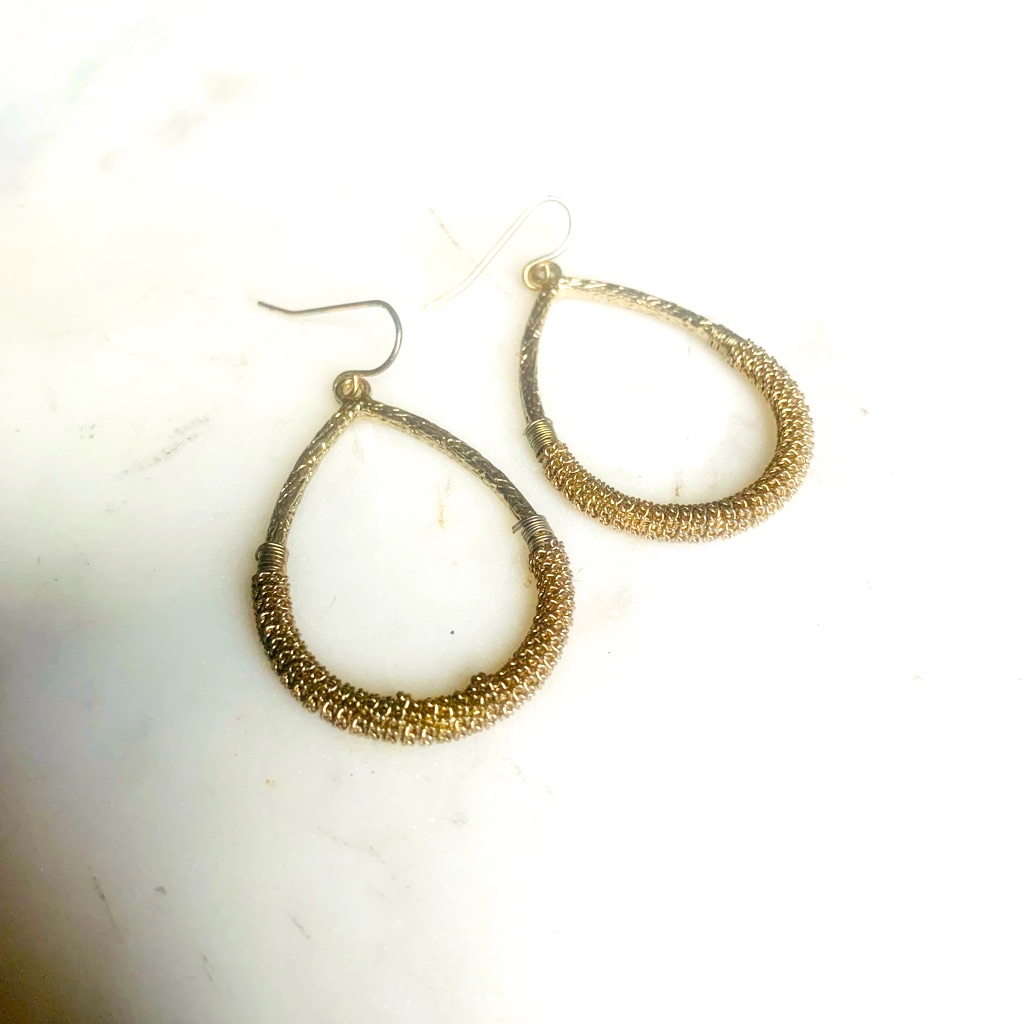 Panacea Goldtone Teardrop Earrings 19$